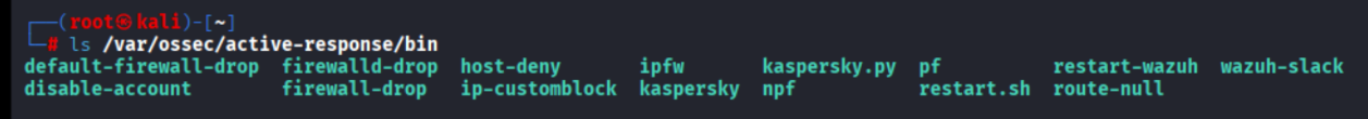 Contents of /var/ossec/active-response/bin