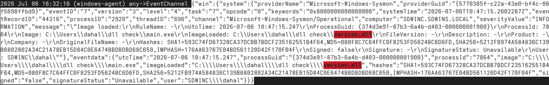 highlighted the actual log which is input to decoder